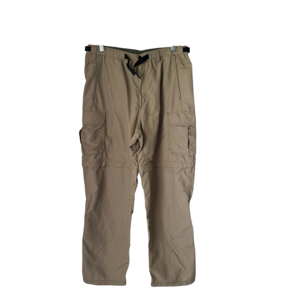 REI UPF 50+ Men‎ Large Hiking Outdoor Convertible Tan Pants Utility Gorpcore